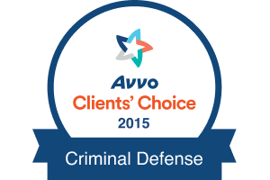 Avvo Clients' Choice 2015 Criminal Defense